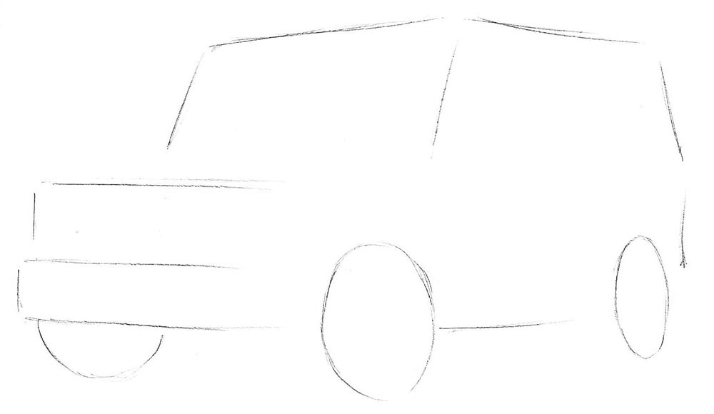 1 how to draw mercedes g class1