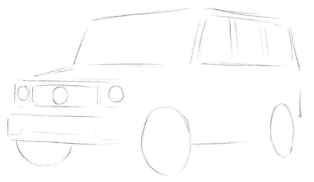 2 how to draw mercedes2