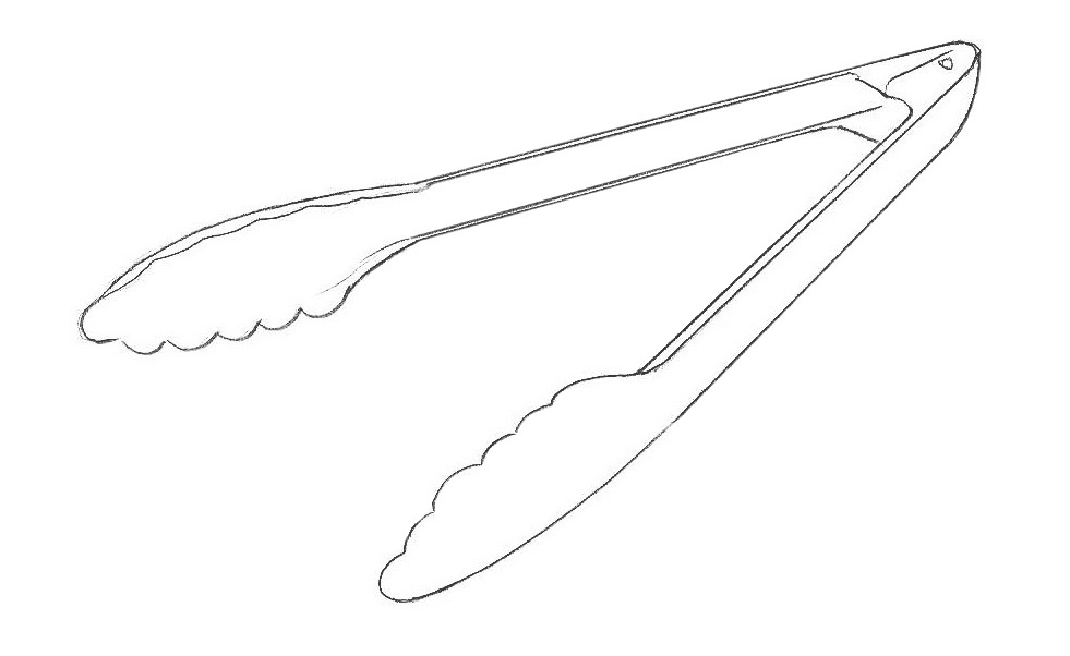 4 learn to draw tongs step by step