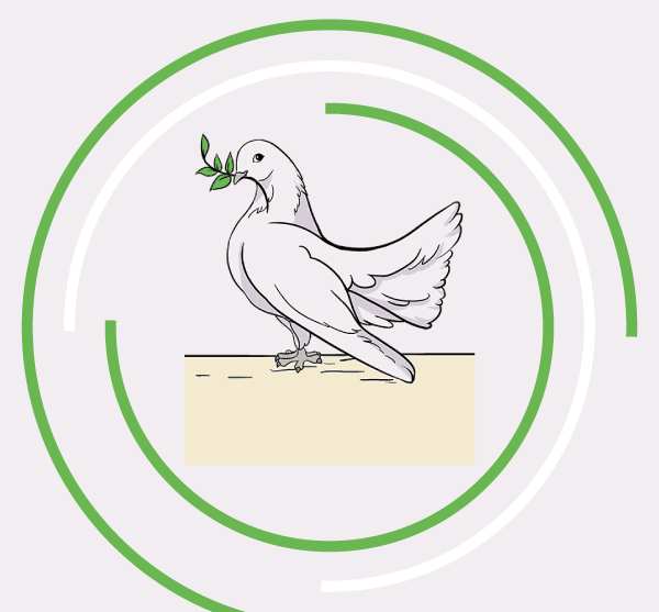 Как нарисовать ГОЛУБЯ легко поэтапно | Рисунок ГОЛУБЬ МИРА | How to draw a dove | Pigeon drawing