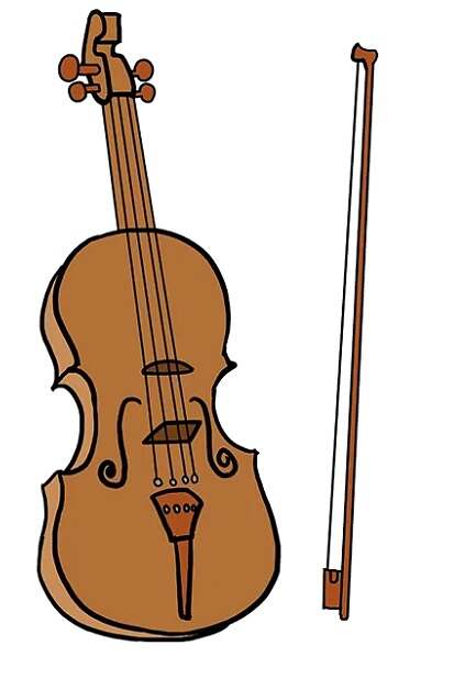 Как нарисовать скрипку для детей