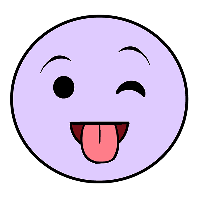 tongue out emoji 07